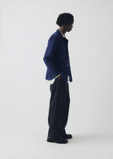 TOAST - Arlo Garment Dyed Herringbone Jacket - Dark Indigo