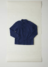 TOAST - Arlo Garment Dyed Herringbone Jacket - Dark Indigo