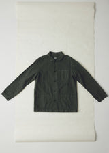 TOAST - Arlo Garment Dyed Herringbone Jacket - Dark Moss