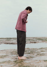 TOAST - Arlo Garment Dyed Herringbone Jacket - Mauve