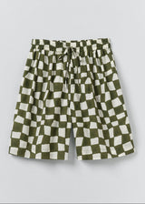 TOAST - Block Print Warp Check Shorts