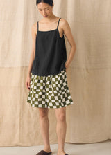 TOAST - Block Print Warp Check Shorts