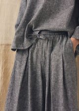 TOAST - Carys Drawcord Linen Cotton Wide Leg Trousers