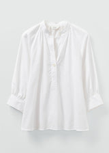 TOAST - Catrin Cotton Oxford Easy Shirt - White