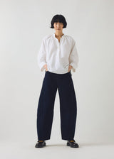 TOAST - Catrin Cotton Oxford Easy Shirt - White