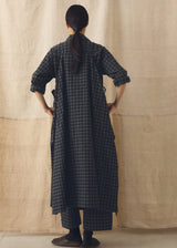 TOAST - Check Cotton Wool Apron Dress