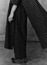 TOAST - Check Cotton Wool Apron Dress