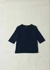 TOAST - Cleo Garment Dyed Cotton Tee - Indigo