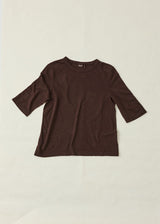 TOAST - Cleo Garment Dyed Cotton Tee - Rich Earth