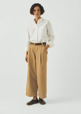 TOAST - Cotton Pleat Front Trousers