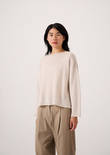Francie - Doll's Jumper - Ivory