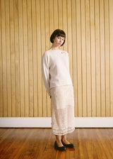 Francie - Doll's Jumper - Ivory