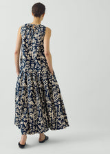 TOAST - Emma Carlow Cut Out Print Cotton Skirt