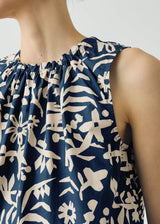 TOAST - Emma Carlow Cut Out Print Sleeveless Top