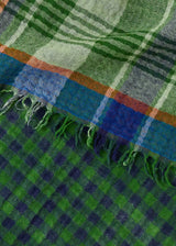 TOAST - Fen Wool Knot Scarf - Grass Green/Multi