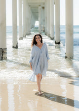Meg By Design - Harper Linen Shirt - Boat Stripe