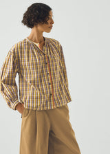TOAST - Harvest Check Mulmul Cotton Shirt