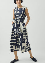 TOAST - Large Totem Print Poplin Dress