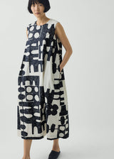 TOAST - Large Totem Print Poplin Dress