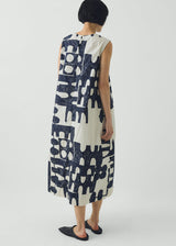 TOAST - Large Totem Print Poplin Dress