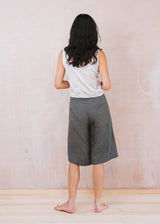 Sula - Long Linen Twill Shorts