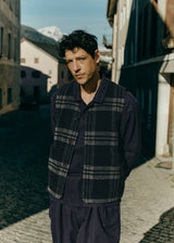 TOAST - Melton Wool Check Gilet