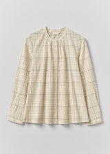 TOAST - Page Check Cotton Swingy Shirt