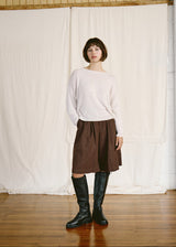 Francie - Pebble Cotton Knit - Creme