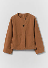 TOAST - Sculpted Brushed Cotton Canvas Jacket - Brown/Anise