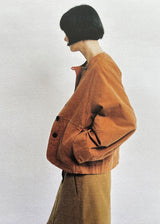 TOAST - Sculpted Brushed Cotton Canvas Jacket - Brown/Anise