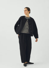 TOAST - Sculpted Brushed Cotton Canvas Jacket - Black