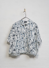 Aequamente - Shirt - 26158 - Blue Flowers