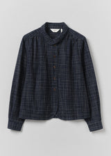 TOAST - Space Dyed Indigo Check Shirt
