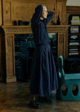 TOAST - Space Dyed Indigo Check Shirt