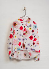Hannoh Wessel - Stella Shirt - Red Pink Flowers