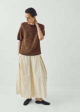TOAST - Stripe Linen Cotton Knitted Tee