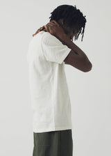 TOAST - Theo Cotton Short Sleeve Tee - Chalk