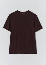 TOAST - Theo Cotton Short Sleeve Tee - Beetroot