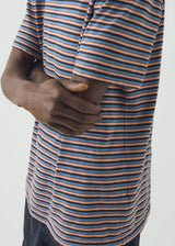 TOAST - Theo Stripe Cotton Short Sleeve Tee