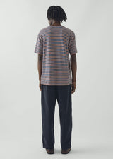 TOAST - Theo Stripe Cotton Short Sleeve Tee