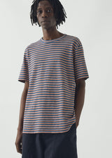 TOAST - Theo Stripe Cotton Short Sleeve Tee