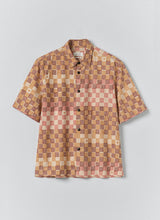 TOAST - Variegated Block Print Cotton Shirt