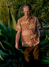 TOAST - Variegated Block Print Cotton Shirt