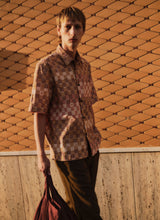 TOAST - Variegated Block Print Cotton Shirt