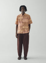 TOAST - Variegated Block Print Cotton Shirt